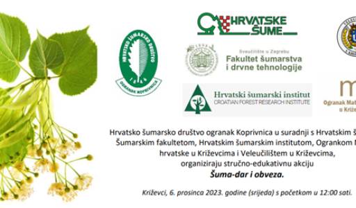 Pozivnica za stručno-edukativnu akciju: Šuma - dar i obveza