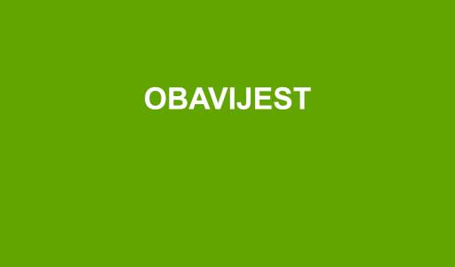 OBAVIJEST - DODATNI (dekanski) ROK za studente u IZVANREDNOM statusu