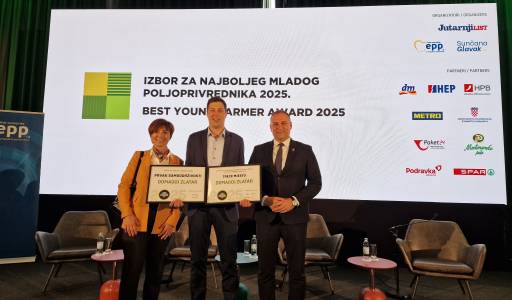 Izbor za najboljeg mladog poljoprivrednika - završeni student Veleučilišta osvojio dvije nagrade